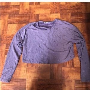 Purple rock star long sleeve